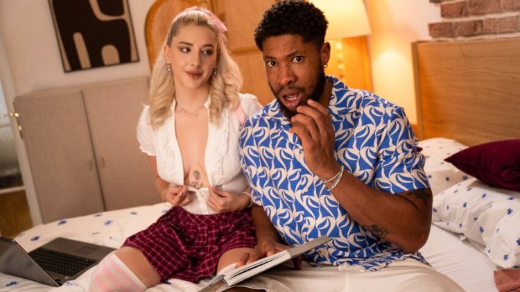 Dane Jones - Sunflower Doll & Little Maly in College Study Break For BBC Porn Video