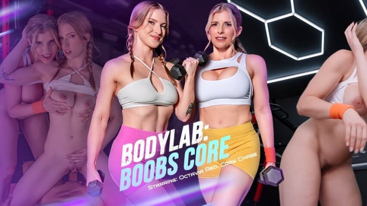 VRBangers - Octavia Red, Cory Chase - Bodylab: Boobs Core Porn Video